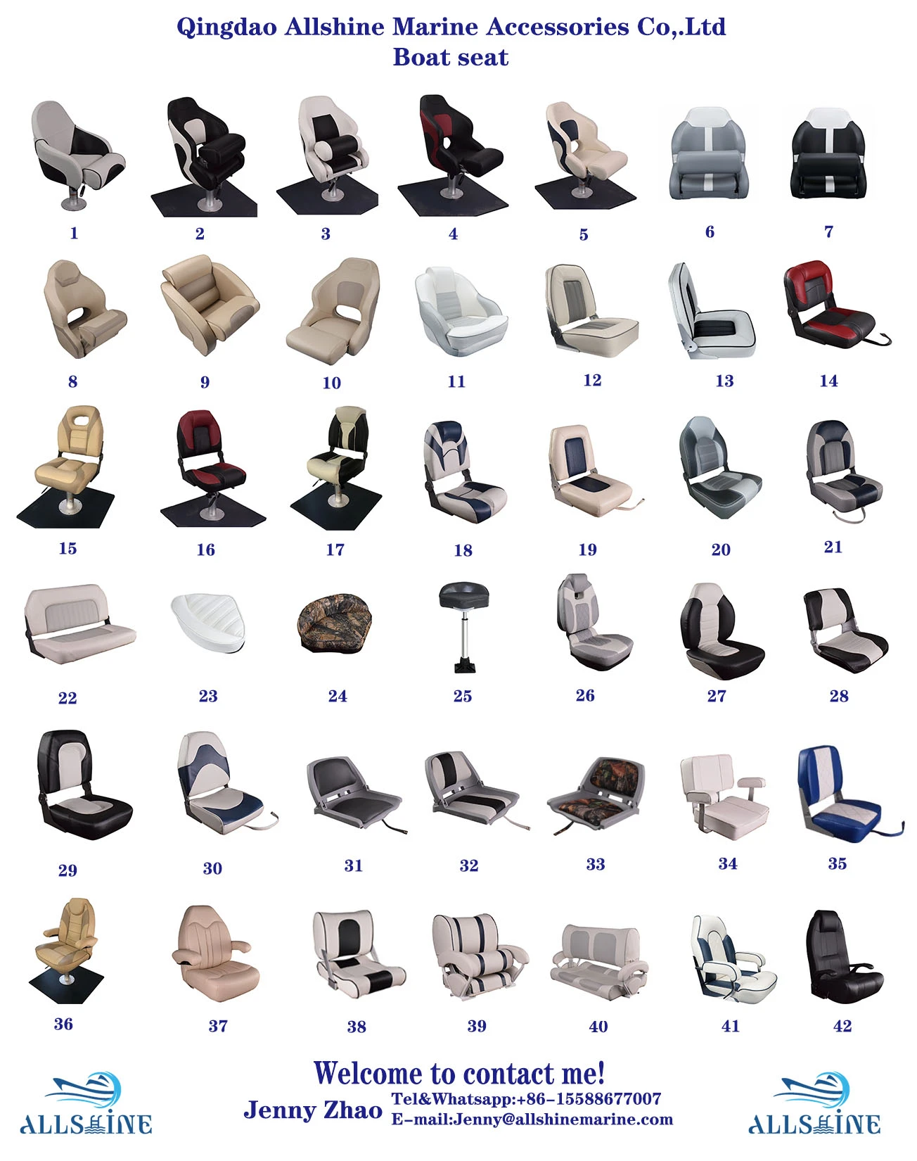 all boat seat